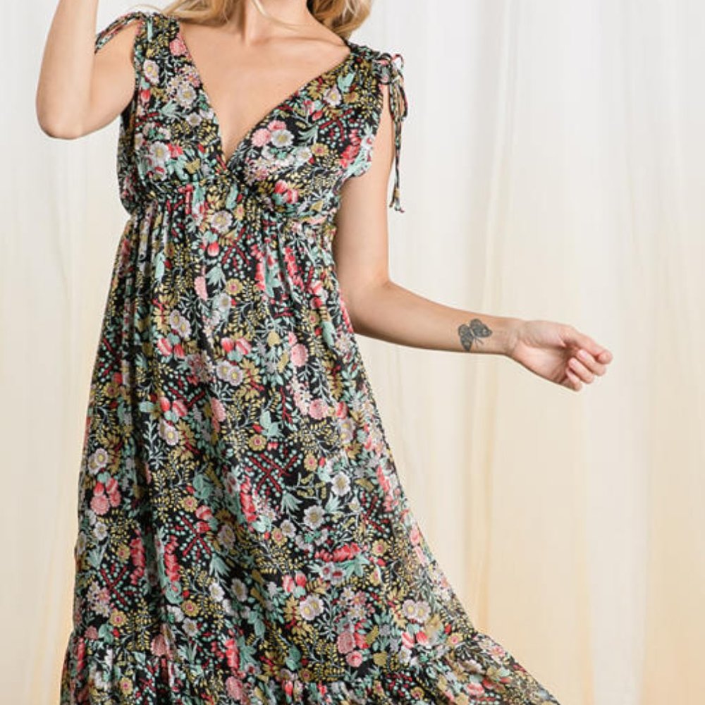Floral multi-colored Ces Femme Dress